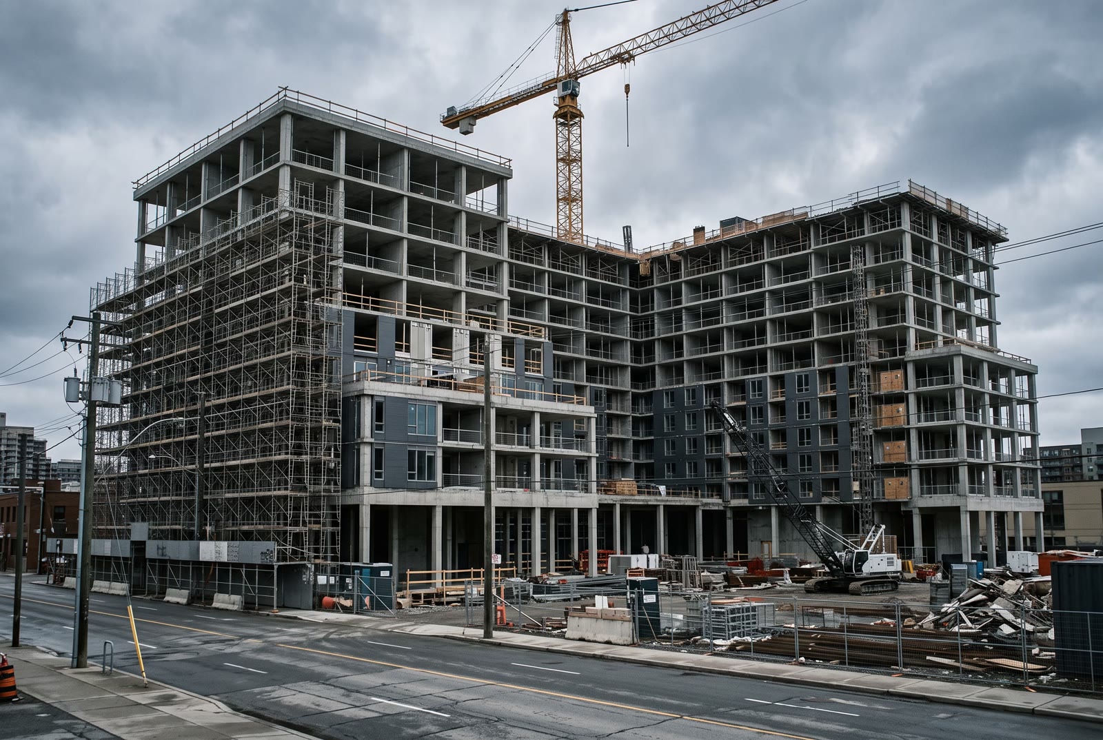 Inwestycja deweloperska w trakcie realizacji
